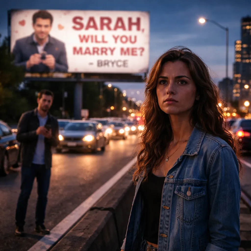 cd205 - A man proposes on a highway billboard after three dates, but I declined publicly—now I'm facing backlash.